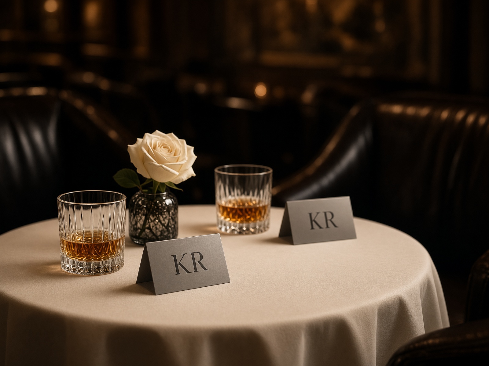 Private hospitality table